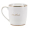 Caneca Branco com Dourado