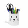 Porta-lápis Gato Branco