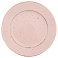 Prato Rosa Claro com Fio de Ouro