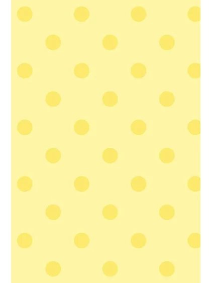 Papel de Parede Poa Amarelo 