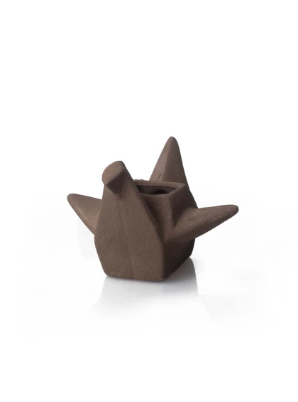 Cachepot Pássaro Origami Grande Cobre