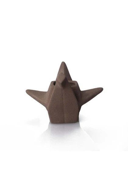 Cachepot Pássaro Origami Grande Cobre