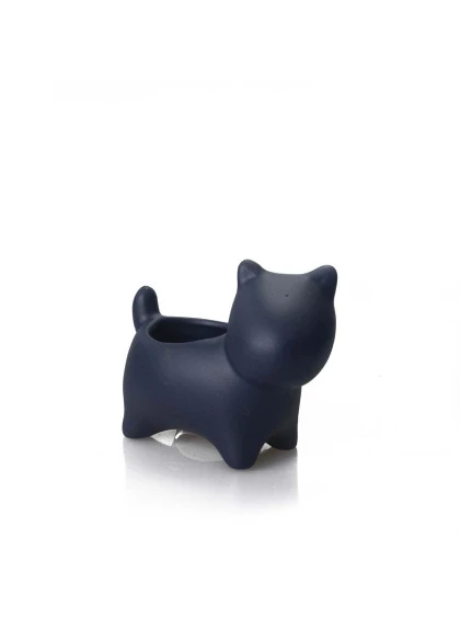 Cachepot Cãozinho Pequeno Indigo
