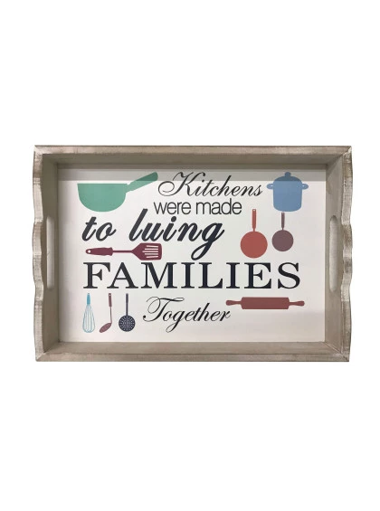 Bandeja de Madeira Mod Pequena 