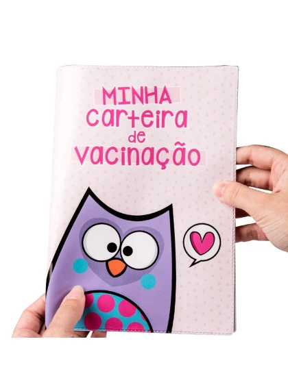Porta Carteira Vacinação Bubu e as Corujinhas - Uatt