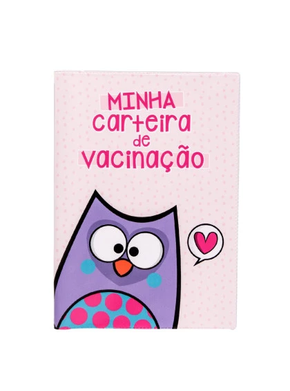 Porta Carteira Vacinação Bubu e as Corujinhas - Uatt