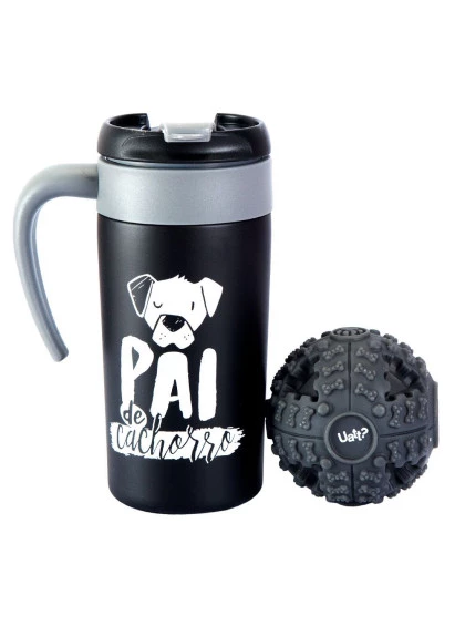 Caneca Térmica com Acessório Pai de Cachorro - Uatt
