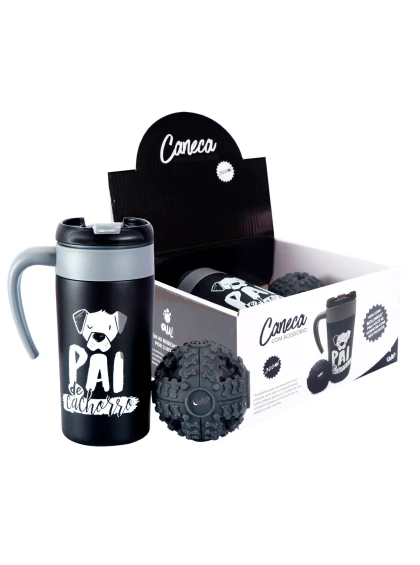 Caneca Térmica com Acessório Pai de Cachorro - Uatt
