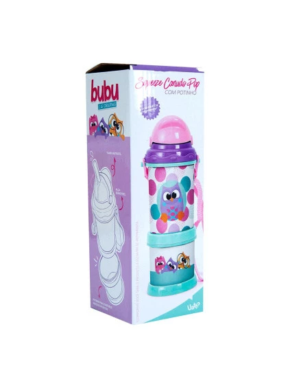 Squeeze Canudo Pop com Potinhos Bubu e as Corujinhas - Uatt