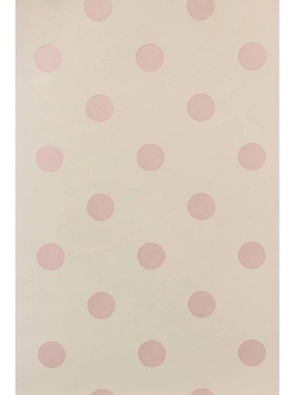 Rolo de papel de parede Poá Rosa