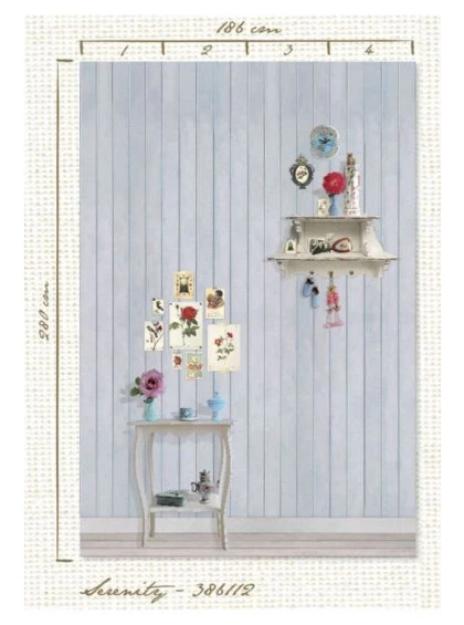 Painel de Parede Verde Claro com Listras Verde