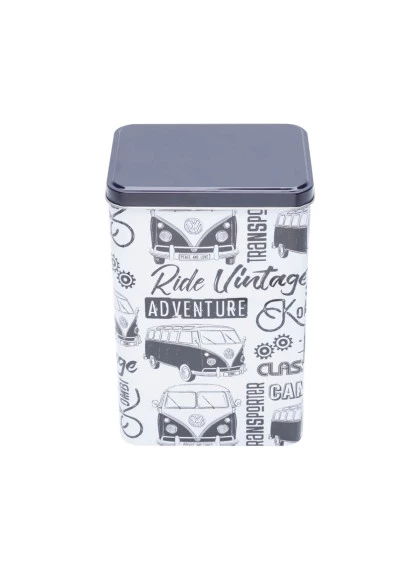 Lata Metal VW Kombi Freedim Branca/Preta - Urban