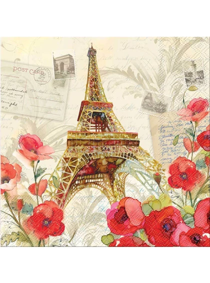 Guardanapo de Papel Paris Sparkle