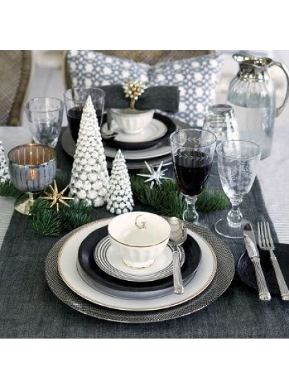 Bowl Branco com Dourado