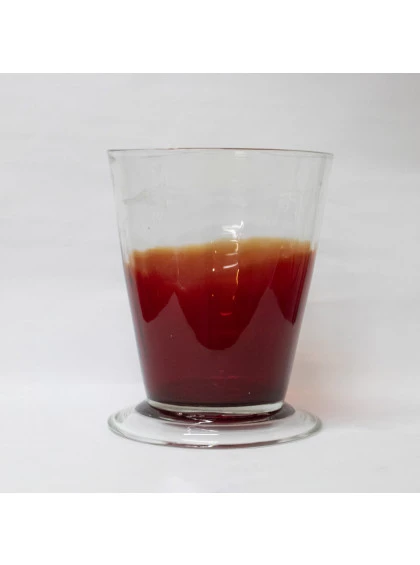 Copo Vidro Vermelho