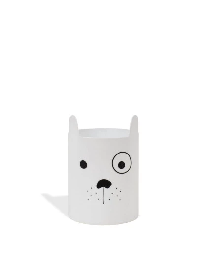 Porta-lápis Cachorro Branco