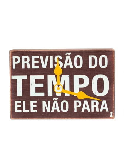 Box Previsão do Tempo - Marrom