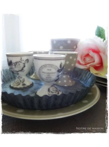 Porta Ovo Dora Branco