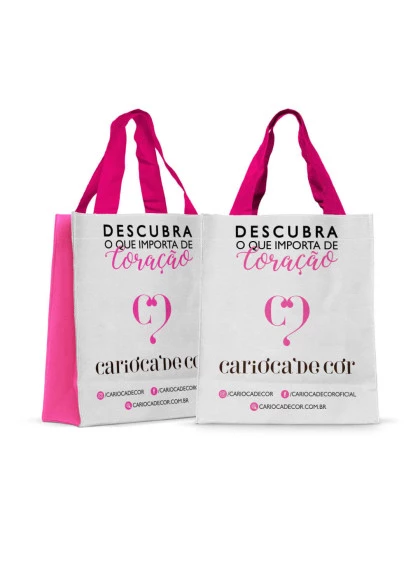 Sacola Reutilizavel M Branca - Carioca De Cor