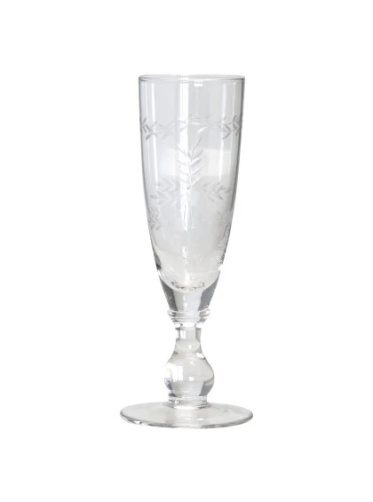 Taça de Vidro Champagne Corte