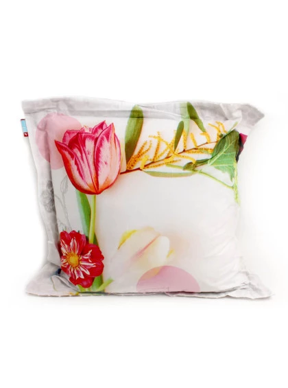 Almofada Quadrada Seize The Day Branco/Cáqui - Pip Studio