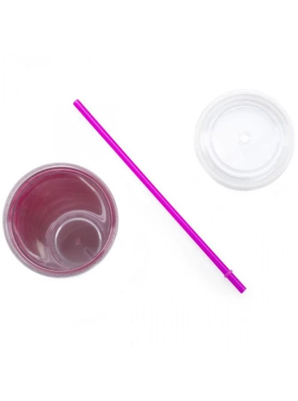 Copo com Canudo G Barbie Diva
