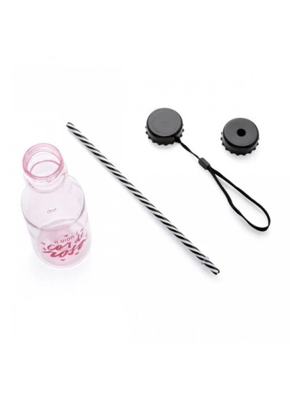 Garrafinha com Tampa Dupla Glam