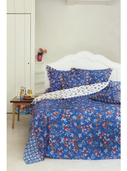 Almofada Quadrada Chinese Blossom Azul Escuro - Pip Studio