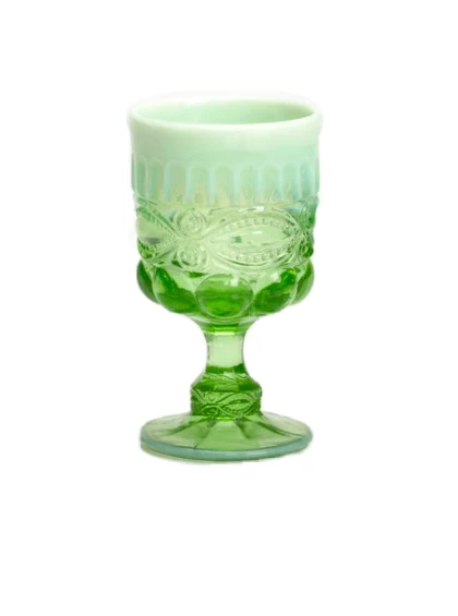 Taça Verde Opaline
