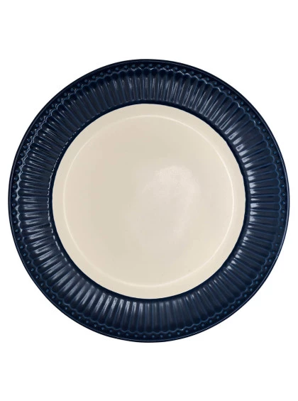 Prato de Jantar Alice Azul Escuro