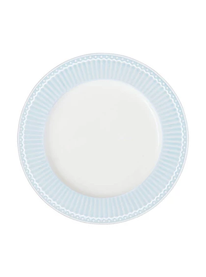Prato de Jantar Alice Azul Claro