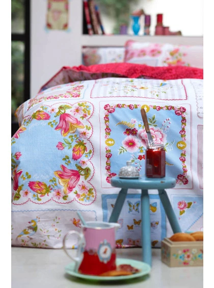 Capa de Edredom Vintage Hankies