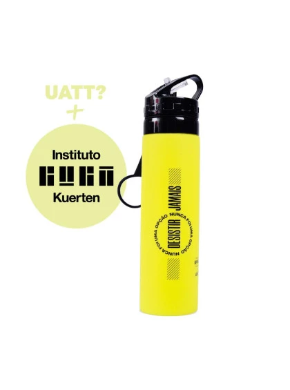 Garrafa Dobravel - Desistir Jamais - Uatt