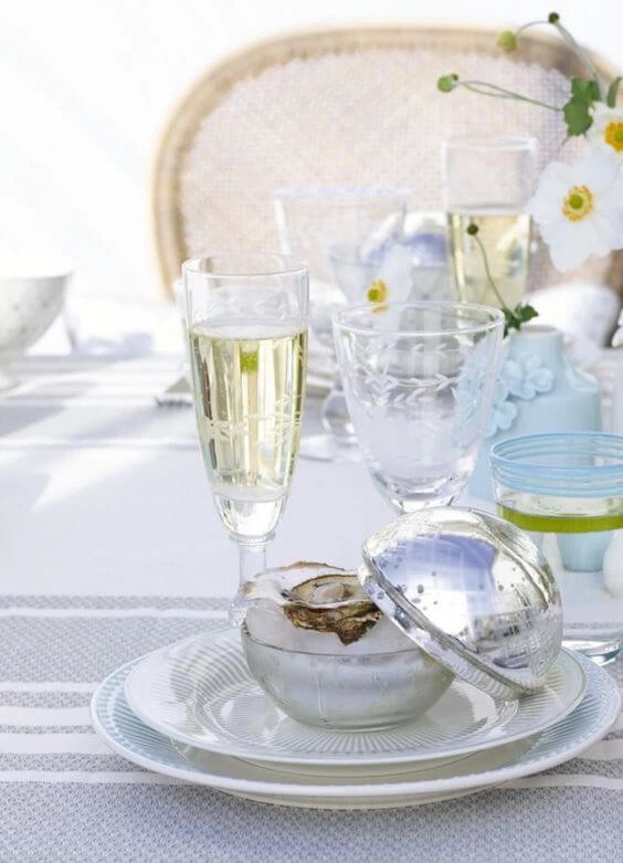 Taça de Vidro Champagne Corte - Greengate