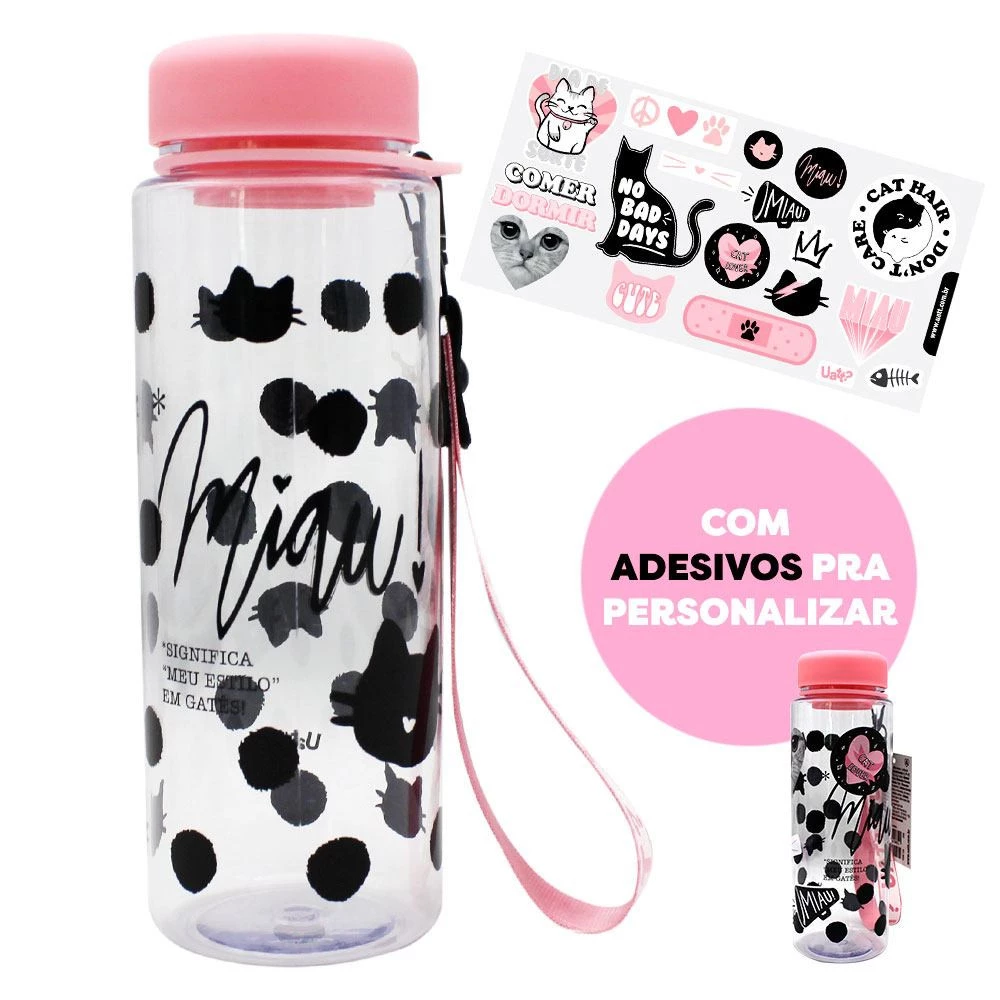 Garrafa Cola e Descola Gatinha - Uatt