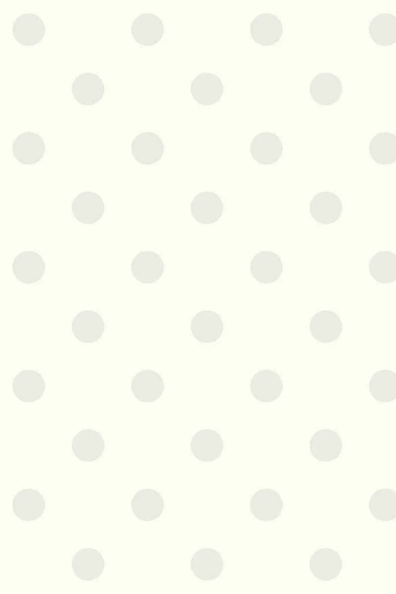 Rolo de papel de parede Poá Prata - Pip Studio