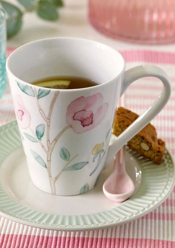 Prato de Pão Alice Verde Claro 17,5 cm - Greengate