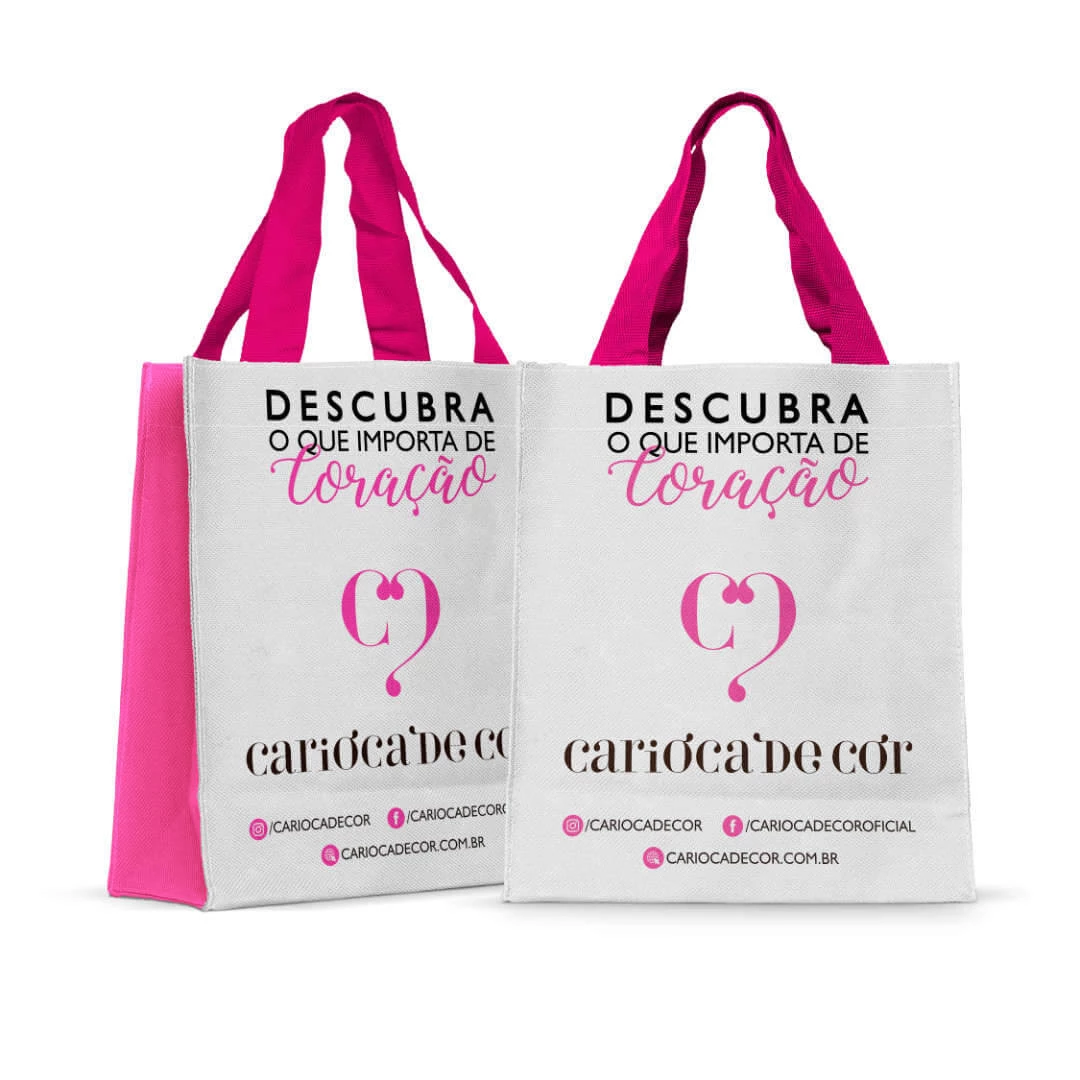 Sacola Reutilizavel M Branca - Carioca De Cor