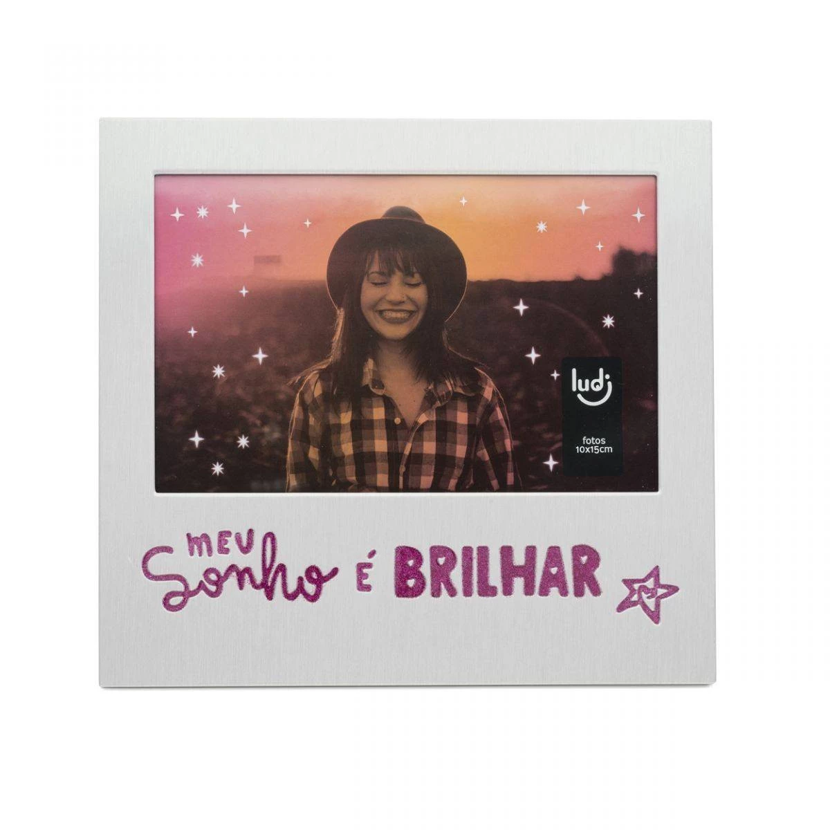 Porta Retrato Glitter Larissa Manoela - Ludi