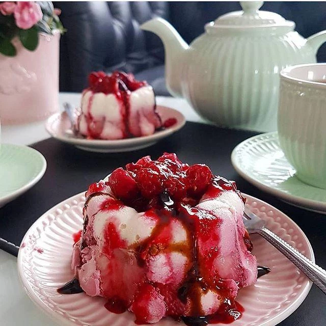 Prato Sobremesa Alice Rosa Claro 23 cm - Greengate