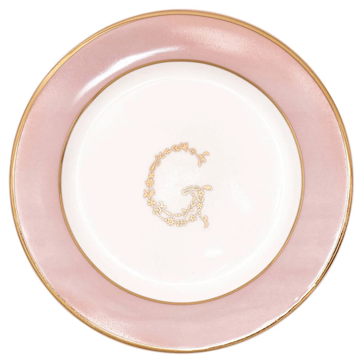 Prato de Pão G Rosa Claro 15 cm - Greengate