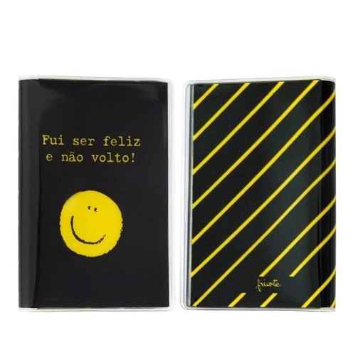 Capa para Passaporte - Carinha sorria - Fricote