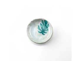Porta-Anéis de Porcelana Big Leave Verde - Urban