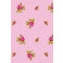 Rolo de Papel de Parede Rosa com Poá Branca