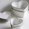 Bowl Coração com Borda Preta Grande - Bastion