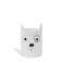Porta-lápis Cachorro Branco